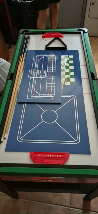 Futbolín infantil madera multijuegos