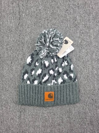 Gorro Carhartt con pompón estampado