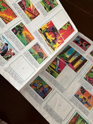 Álbum Cromos El Increíble Hulk “La Masa”