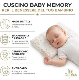Cuscino Baby Memory Foam