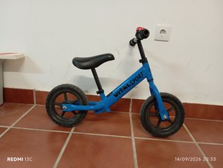 Bicicleta equilibrio infantil VITALSPORT azul
