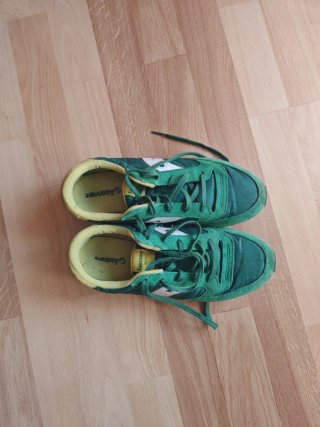 Zapatillas Saucony Verde y Amarillo