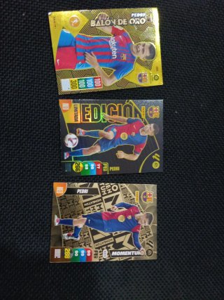 3 Cartas Pedri Panini