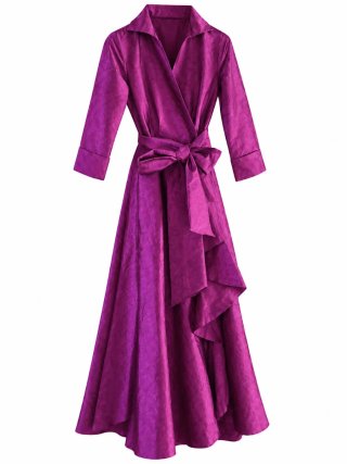 Vestido largo morado para evento