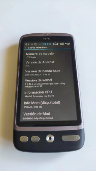 HTC Desire - Marrón/Gris