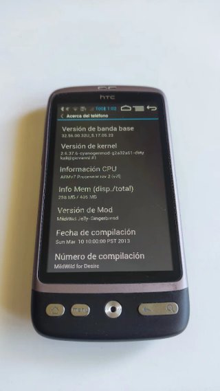 HTC Desire - Marrón/Gris