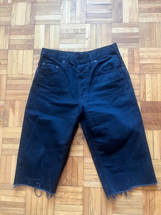 Pantalón vaquero vintage por la rodilla