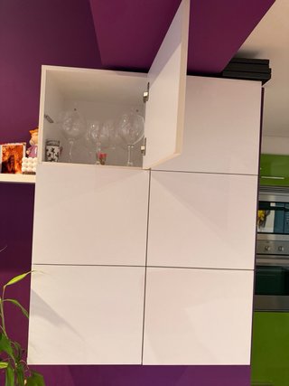 Mueble salón con mesa elevable