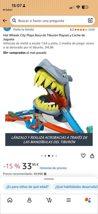 Hot Wheels City Tiburón Playset