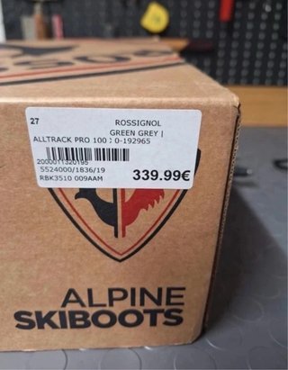 Botas de esquí Rossignol 27.5 Alltrack pro 100