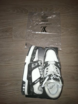 Zapatillas Louis Vuitton Trainer negro/Blanco