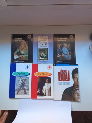 6 libros nivel inglés intermedio-alto