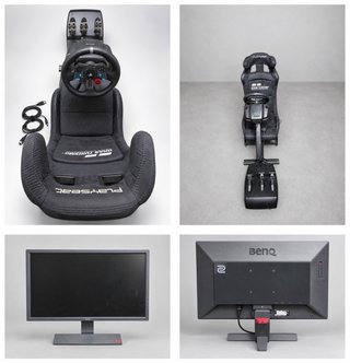 Playseat + Logitech G29 + Monitor BenQ 27