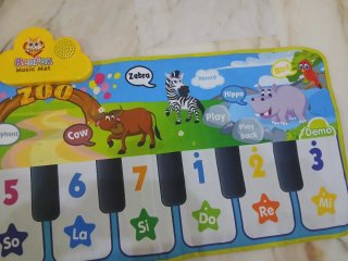Alfombra Piano Infantil Musical Zoo