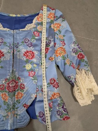 Traje de Fallera Niña Azul Multicolor