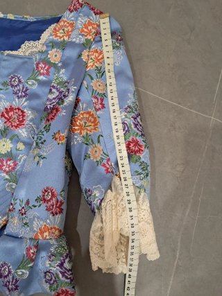 Traje de Fallera Niña Azul Multicolor