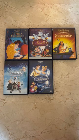 Pack 5 Películas Disney DVD (Español)