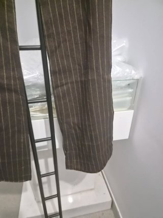 Pantalones Zara rayas marrones Talla S