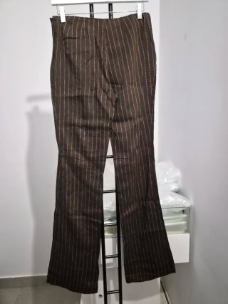 Pantalones Zara rayas marrones Talla S