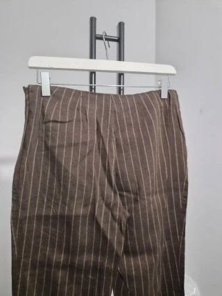 Pantalones Zara rayas marrones Talla S