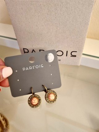 Pendientes Parfois Piedra Natural Vintage
