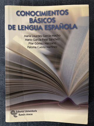 Conocimientos básicos de lengua española