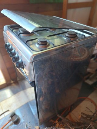 Cocina de gas Tecnogas 4 fuegos