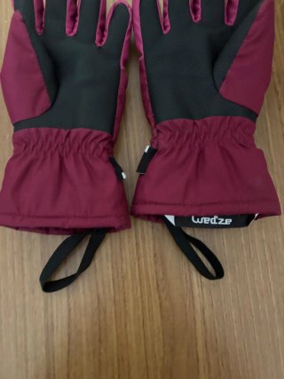 Guantes de esquí Wedze rosas