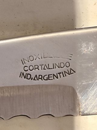 Conjunto Cuchillo Tenedor Argentino Decorado