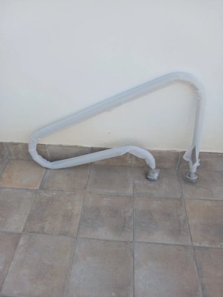 Barandilla Piscina Metal Plata, inoxidable