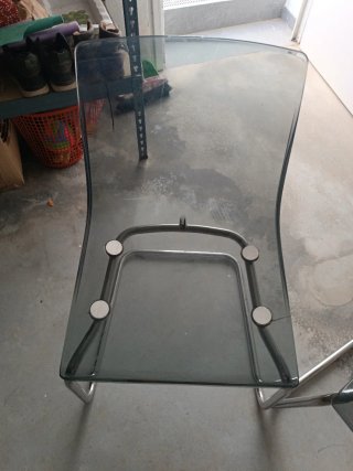 Lote 3 Sedie Trasparenti Ikea