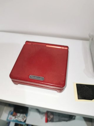 Game Boy Advance SP Vermelho + Carcaça SNES