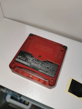 Game Boy Advance SP Vermelho + Carcaça SNES
