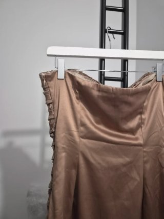 Vestido de fiesta sin tirantes