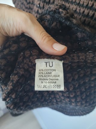 Vestido de punto muy original talla única