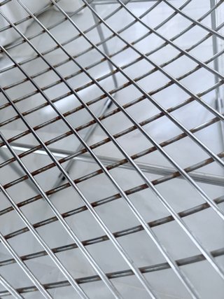 Silla Diamond Acero con patina de oxido