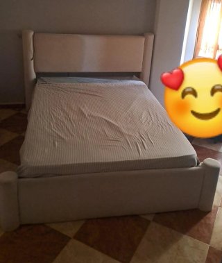 Cama Matrimonio Beige