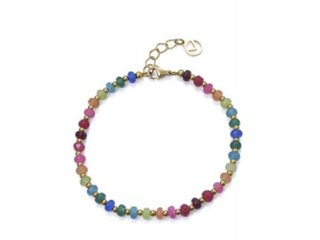 Pulsera Viceroy Multicolor y acero Dorado.