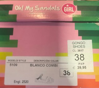 Sandalia cuña Oh! My Sandals STYLE blanco/plata