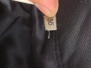 Falda negra midi, Bottega Veneta