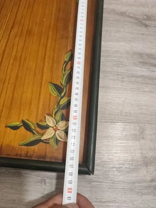 Mesa de cama plegable de madera