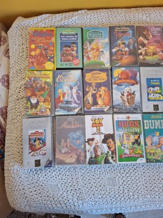 Lote Películas Disney VHS