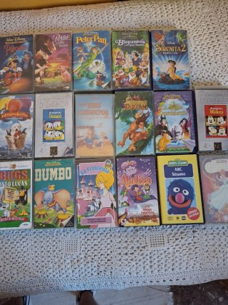Lote Películas Disney VHS