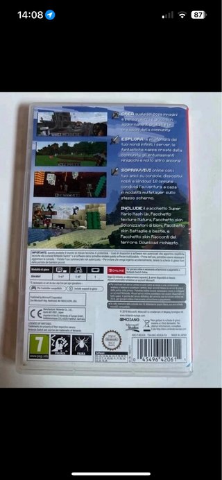 Minecraft per Nintendo Switch