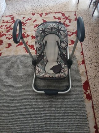 Silla de bebé con asas y funda