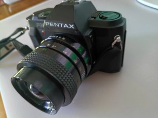 Cámara Pentax P30 + Funda + Objetivo