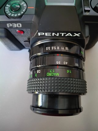 Cámara Pentax P30 + Funda + Objetivo