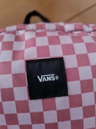 Mochila Vans cuadros rosa