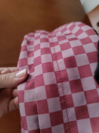 Mochila Vans cuadros rosa