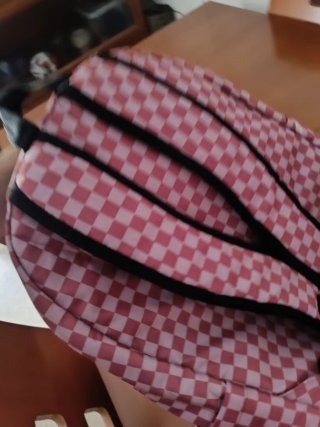 Mochila Vans cuadros rosa